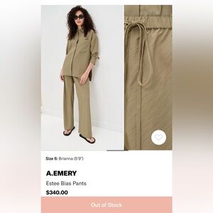 A.Emery Estee Bias Pant